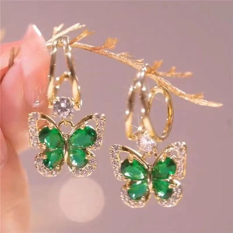 Mystikos™ Green Nature's Earrings