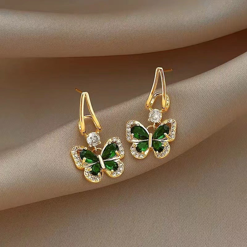 Mystikos™ Green Nature's Earrings